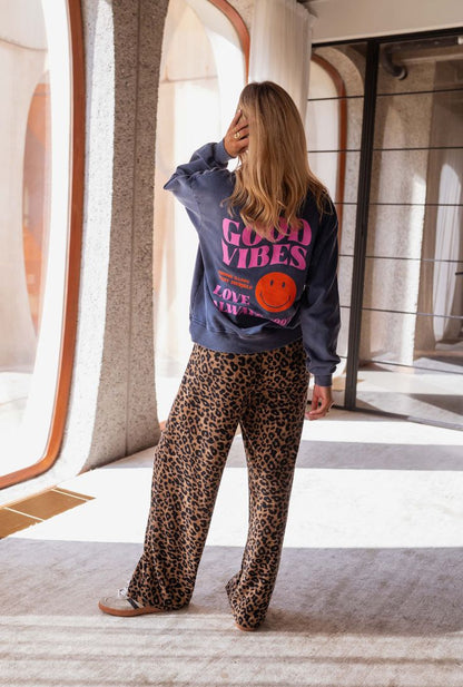 LEOPARD SWEATPANTS